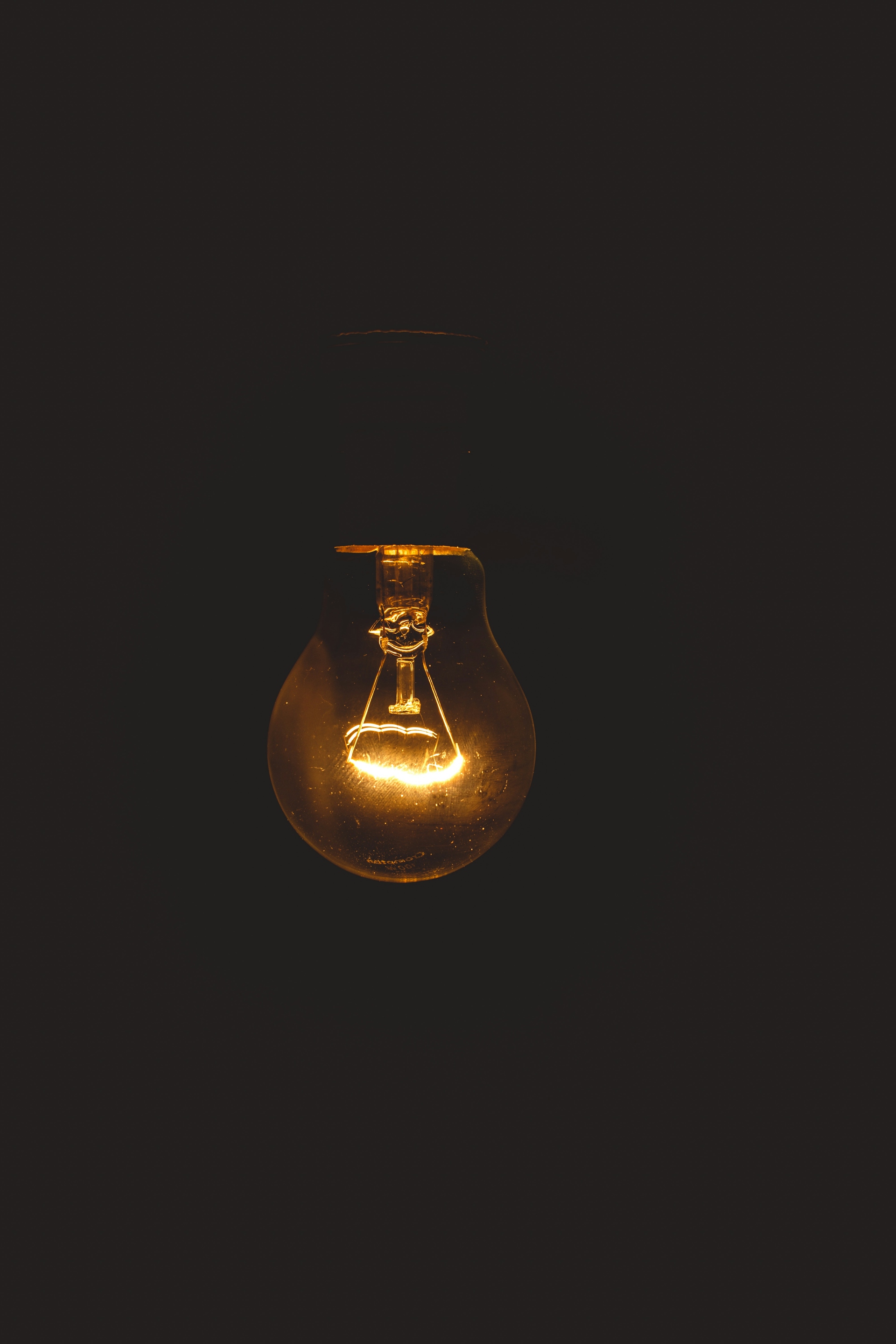 Foto de uma lâmpada.